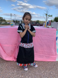 Gabriella in traditional dress